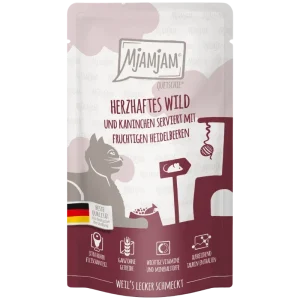 MjAMjAM Quetschie Wild + Kaninchen 125 g