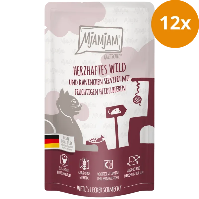 MjAMjAM Quetschie Wild + Kaninchen 125 g - Image 2