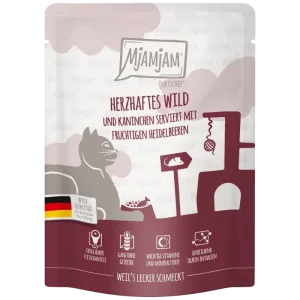 MjAMjAM Quetschie Wild + Kaninchen 300 g