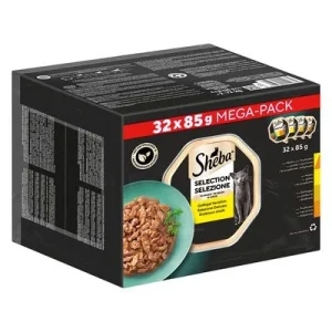 Multipack Sheba Varietäten Schälchen 32 x 85 g Selection in Sauce