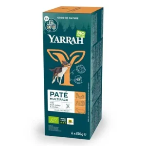 Multipack Yarrah Bio Wellness Paté 24 x 150 g Mix: 3 Sorten