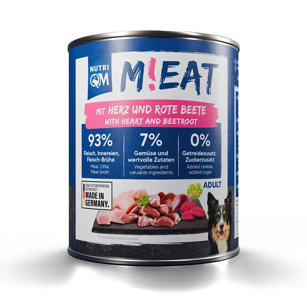 Nassfutter M!eat Herz & Beete