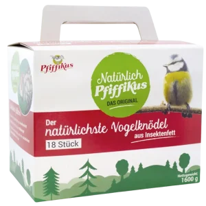 Natürlich Pfiffikus Insektenfettknödel Box