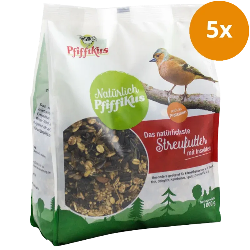 Natürlich Pfiffikus Streufutter mit Insekten - Image 2