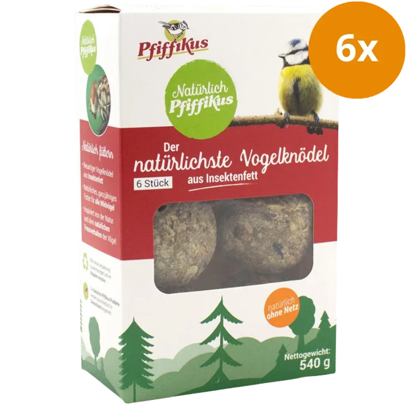 Natürlich Pfiffikus Vogelknödel 6er Faltschachtel - Image 2