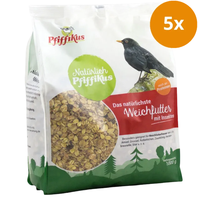 Natürlich Pfiffikus Weichfutter mit Insekten - Image 2