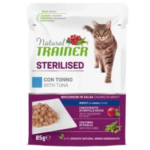 Natural Trainer Adult Sterilised 12 x 85 g Thunfisch