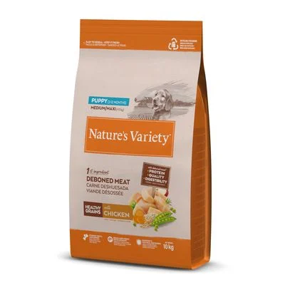 Nature's Variety Healthy Grains Puppy Medium/Maxi Huhn 10 kg