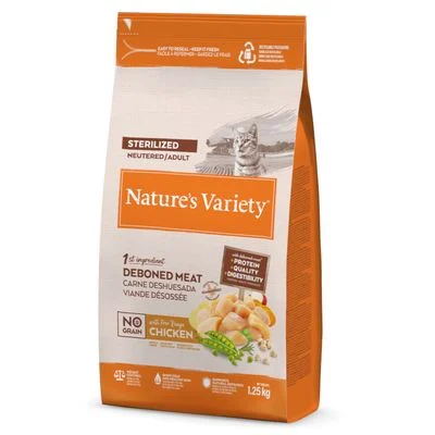 Nature's Variety No Grain Sterilized Adult Freilandhuhn 1,25 kg