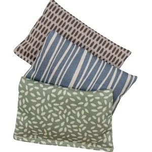 NATURplus Baldrianspielkissen 3er Set beige, blau, grün | DAS FUTTERHAUS