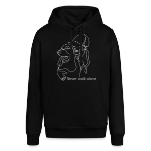 "Never walk alone!" | Frauen Bio-Hoodie