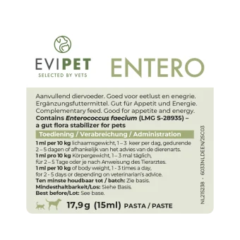 Nextmune Evipet Entero Paste für Hunde & Katzen 15 ml - Image 2