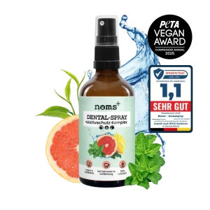 noms+ Dentalspray bei Zahnstein für Hunde und Katzen [Jahresvorrat]