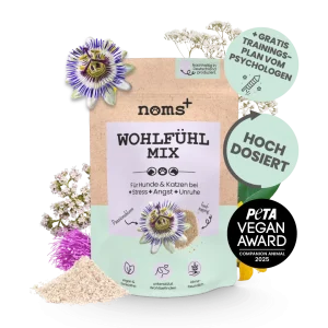 noms+ Wohlfühlmix für Hunde & Katzen bei Stress, Angst, Unruhe & Hyperaktivität