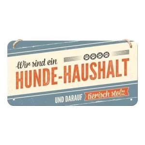 Nostalgic-Art Hunde-Haushalt, Hängeschild