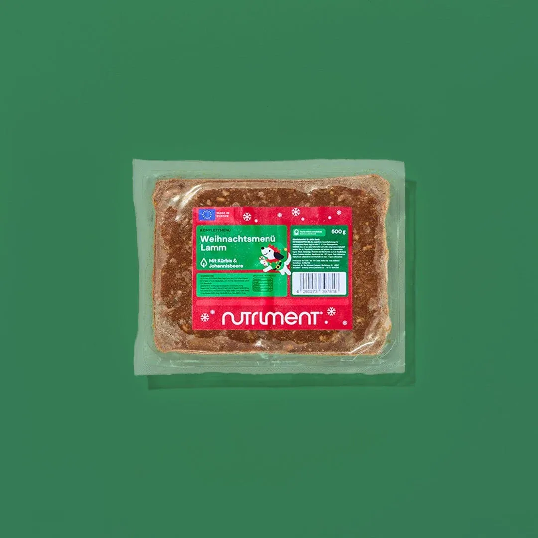Nutriment Weihnachtsmenü Lamm mit Kürbis & Johannisbeere