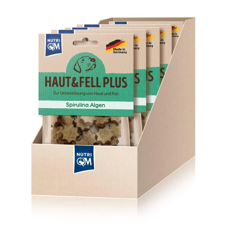 NutriQM Hund Snack Haut & Fell Plus Spirulina Alge