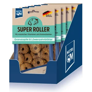 NutriQM Hund Super Roller Granatapfel & Löwenzahnblätter