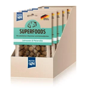 NutriQM Hund Superfoods Leinsaat & Petersilie