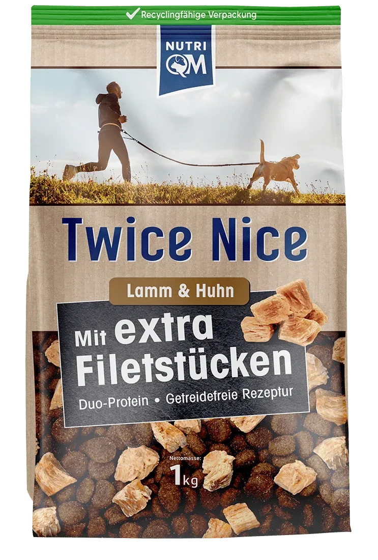 NutriQM Hund Twice Nice Lamm & Huhn