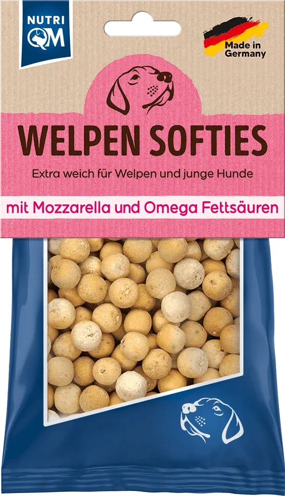 NutriQM Hund Welpen Softis Mozarella