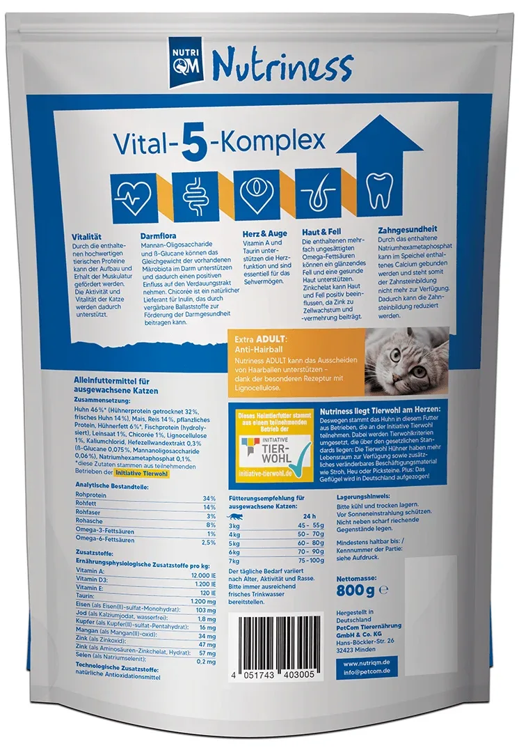 NutriQM Katze Nutriness Adult Huhn - Image 2