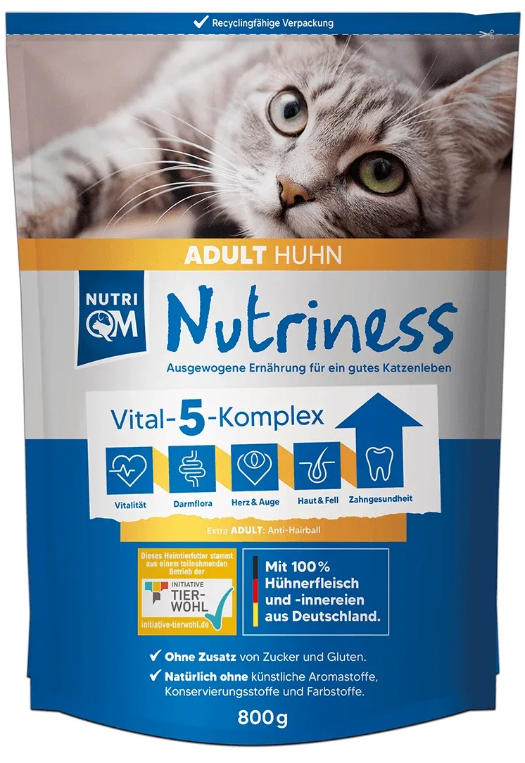 NutriQM Katze Nutriness Adult Huhn