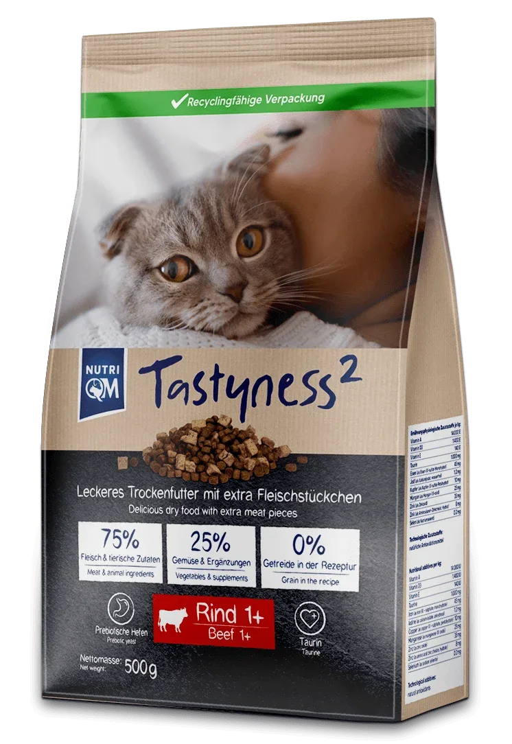 NutriQM Katze Tastyness² Rind