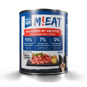 NutriQM Nassfutter M!eat Rind & Kartoffel