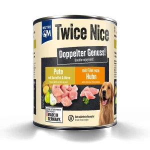 NutriQM Twice Nice Nassfutter Pute & Hühnerbrustfilet