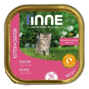 Nutrivet Inne Kitten mit Huhn 16 x 100 g