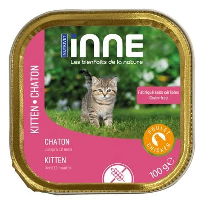 Nutrivet Inne Kitten mit Huhn 16 x 100 g