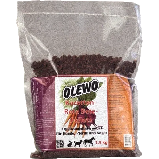 OLEWO Karotten-Rote Bete-Pellets für Hund, Pferd & Nager - Image 2