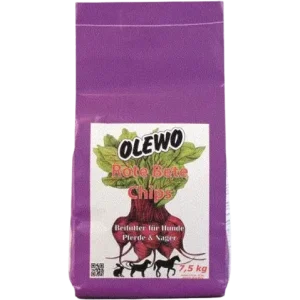 OLEWO Rote Bete-Chips für Hund, Pferd & Nager