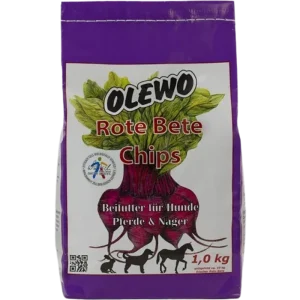 OLEWO Rote Bete-Granulat-Chips für Hund, Pferd & Nager