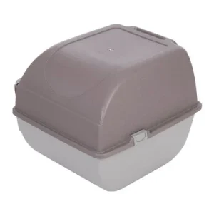 Omega Paw Roll'n Clean selbstreinigende Katzentoilette taupe / grau