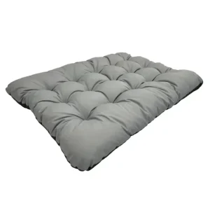 Orthopädisches Schaumstoffbett Prestige Wasserdichtes Hundekissen Hundematte Hundebett Wasserdichtes PVC-Codura Waschbar Antiallergisch (120x80cm, Grau) - HaustierPro
