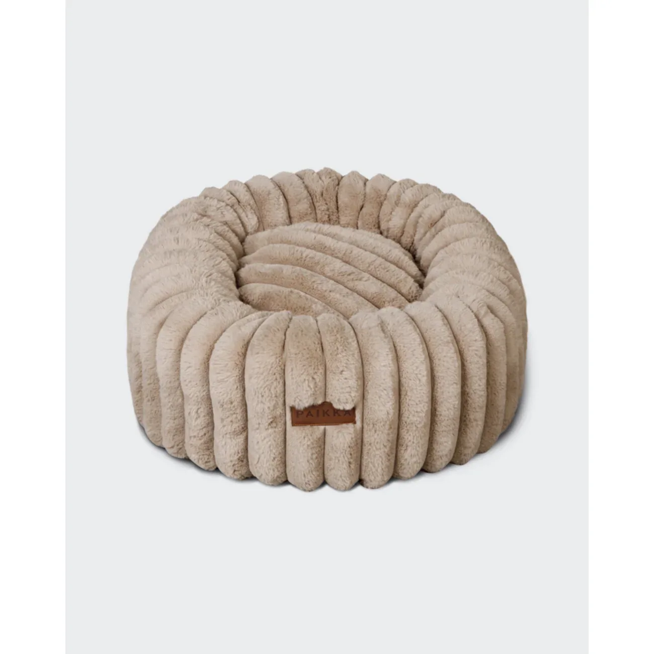 PAIKKA Orthopädisches Hundebett Rund Plüsch – Memory Foam & Gelenkschonend - Image 2