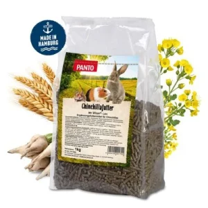 PANTO Chinchillafutter – Pelletfutter mit Luzerne & Omega
