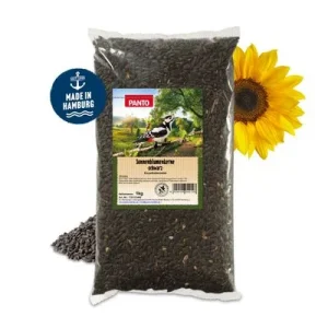 PANTO Sonnenblumenkerne schwarz - Wildvogelfutter für Gartenvögel 1kg