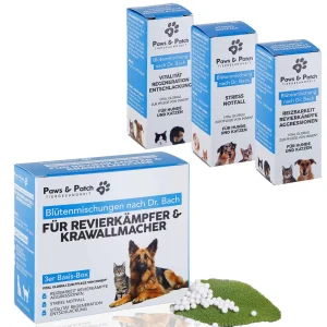 PAWS & PATCH 3er Basis-Box für REVIERKÄMPFER & KRAWALLMACHER