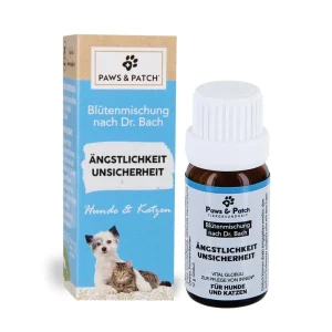 PAWS & PATCH ÄNGSTLICHKEIT UNSICHERHEIT für Hunde und Katzen