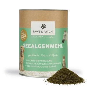 PAWS & PATCH SEEALGENMEHL für Hunde, Katzen und Pferde