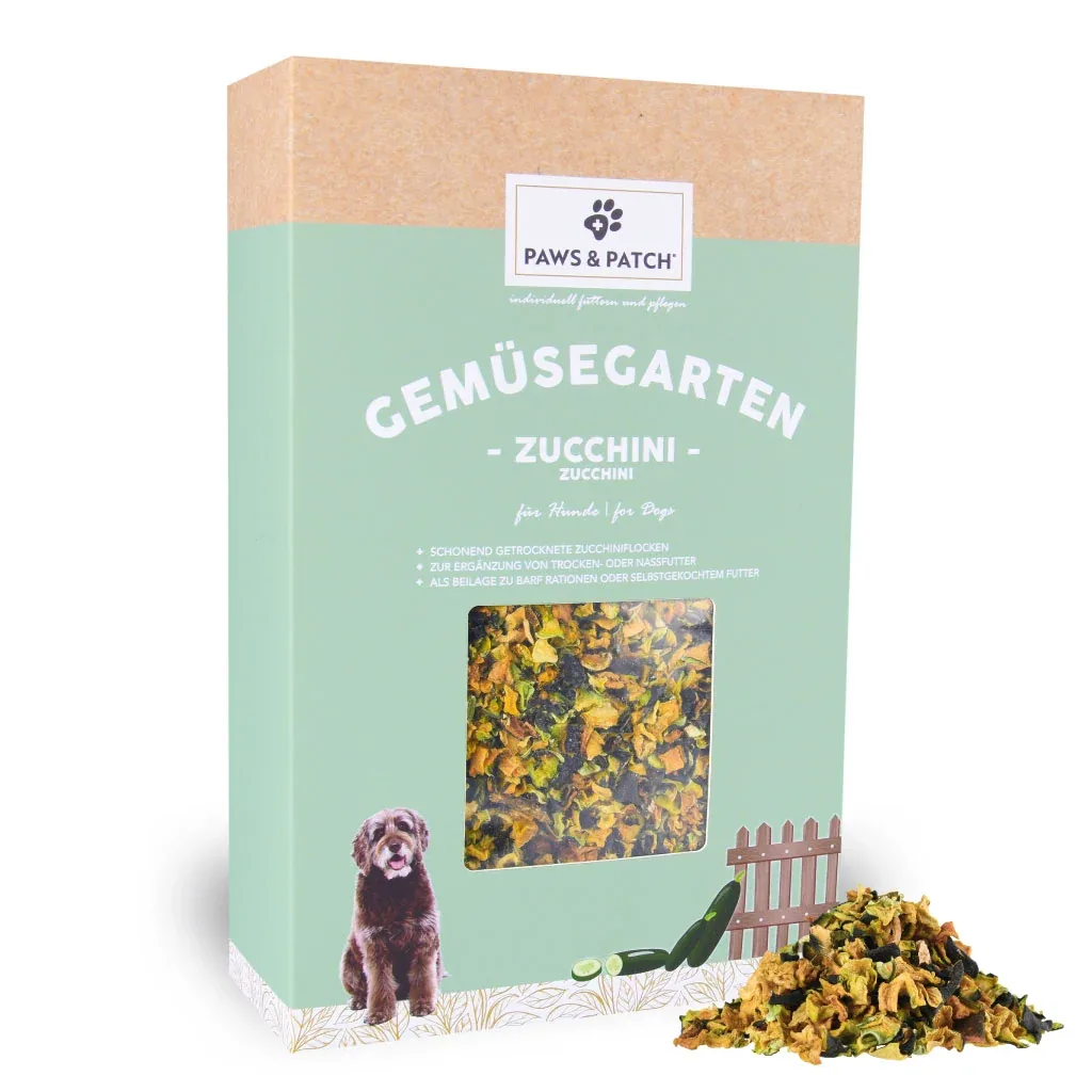 PAWS & PATCH ZUCCHINIFLOCKEN für Hunde