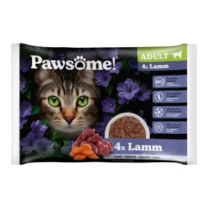 Pawsome! Adult 4er Flowpack Lamm 340g | DAS FUTTERHAUS