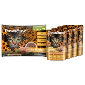 Pawsome! Adult Huhn 4 x 85 g Multipack