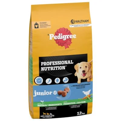 Pedigree Professional Nutrition Junior mit Geflügel & Gemüse 12 kg