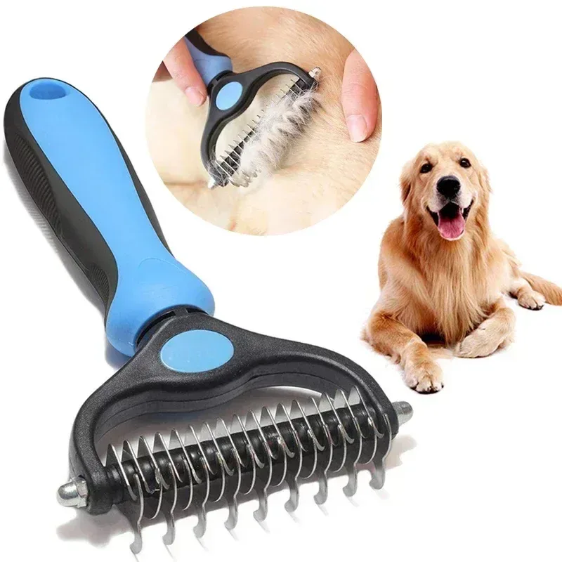 PetShine™ – Zweikopf-Entwirrungskamm für Haustiere | 50% Rabatt - HaustierPro