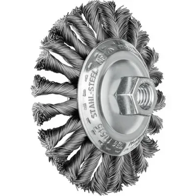 PFERD - COMBITWIST Kegelbürste gezopft KBG Ø 115x15 mm M14 Stahl-Draht-Ø 0,50mm Winkelschleifer (1) - HaustierPro