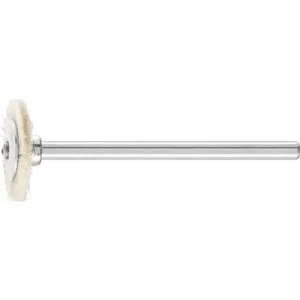 PFERD - Miniatur- Rundbürste RBU Ø16x2 mm Schaft-Ø3 mm weißes Ziegenhaar für Turnierreiter - HaustierPro